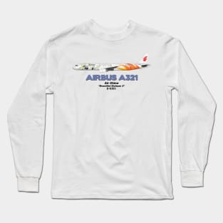 Airbus A321 - Air China "Beautiful Sichuan 2" Long Sleeve T-Shirt